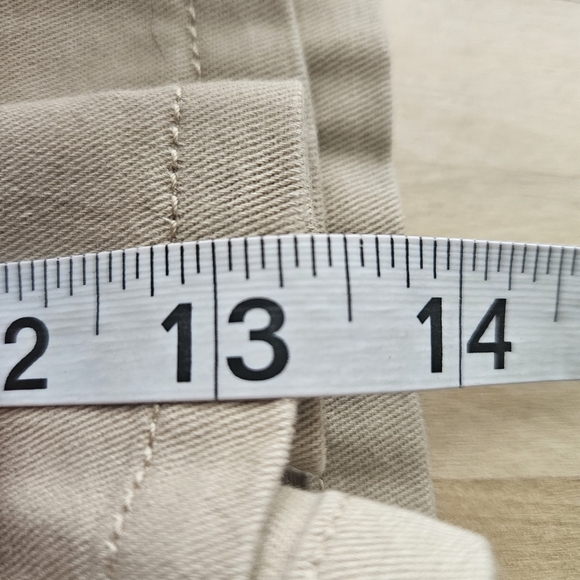 Forever 21 Pleated Tan Mini Skirt Sz XS Preppy School Girl Academia - Picture 4 of 6